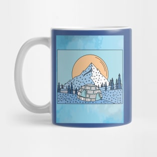 Igloo snow and ice landscape Mug